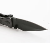 BENT KNIFE | ALUMINUM HANDLE WITH BLACK FINISH | 15.5 CM (FK6B)