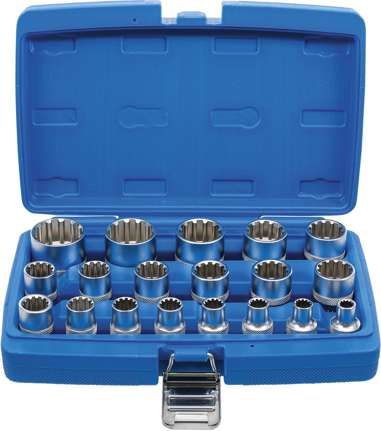 SOCKET SET, GEAR LOCK | 12.5 MM (1/2") DRIVE | 19 PCS. (2152)