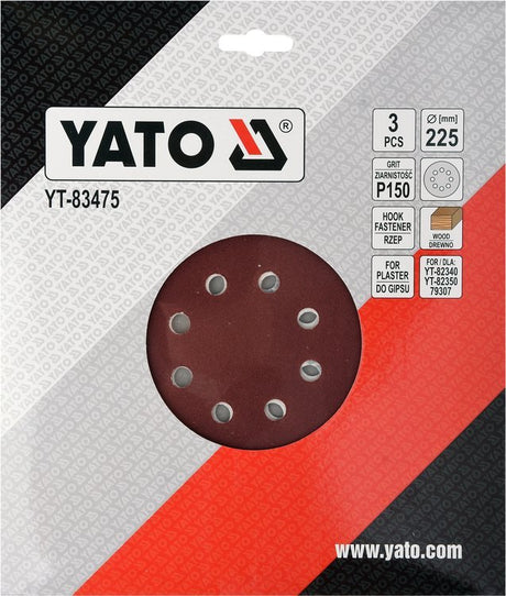 SAND PAPER FOR DRYWALL 225MM P150 (YT-83475)
