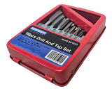 TAP AND DRILL BIT SET | WITH T-HANDLE | HSS | M3 - M12 / 2.5 - 10.2 MM | 16 PCS. (SK1633)