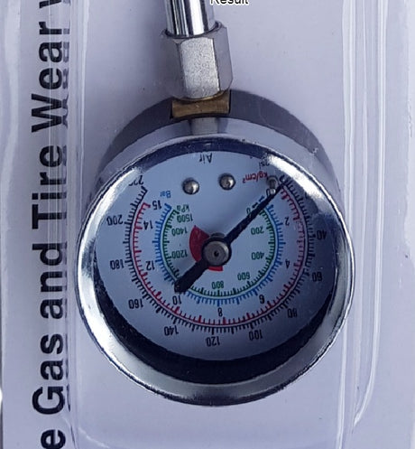 PRESSURE GAUGE FOR DUAL WHEELS | 15 BAR (TG15)