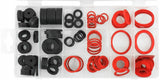 SEALING / PLUMBING RING ASSORTMENT | RUBBER AND FIBER | 141 PCS. (SK01115)