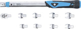 TORQUE WRENCH SET | 6.3 MM (1/4") | 10 - 50 NM | 10 PCS. (2813)