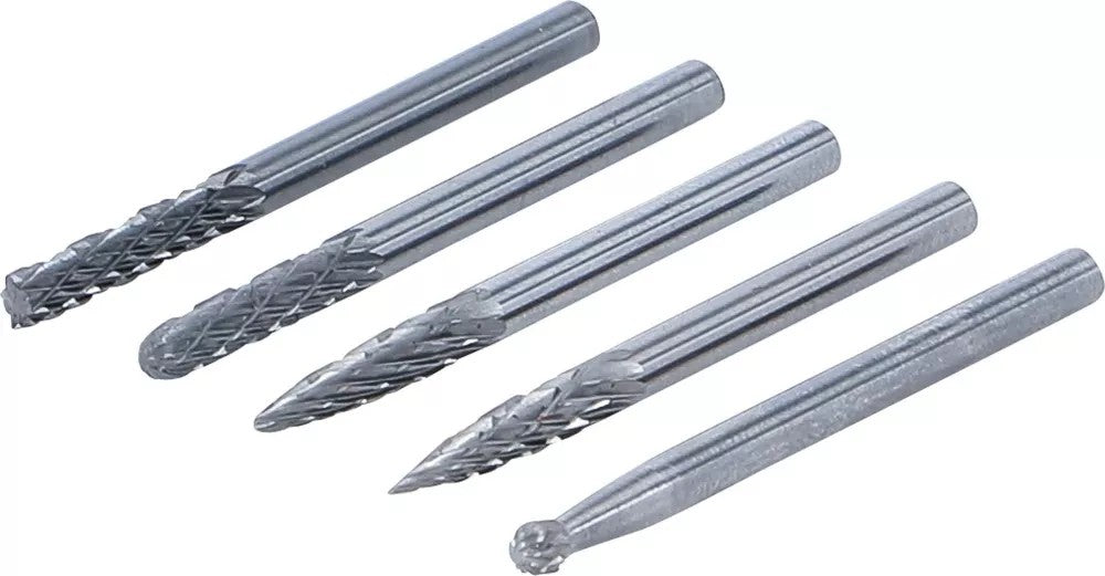 HSS MILLING CUTTER SET, EXTRA SHORT | 5 PCS. (9596)