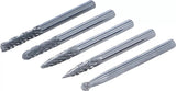 HSS MILLING CUTTER SET, EXTRA SHORT | 5 PCS. (9596)