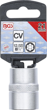 SOCKET, SUPER LOCK | 12.5 MM (1/2") DRIVE | 21 MM (2421)