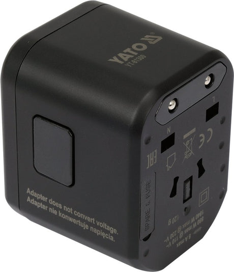 TRAVEL ADAPTER UNIV. USB, USB-C 20W (YT-81300)