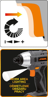 IMPACT SCREWDRIVER 18V + 1 BATTERY (78961)