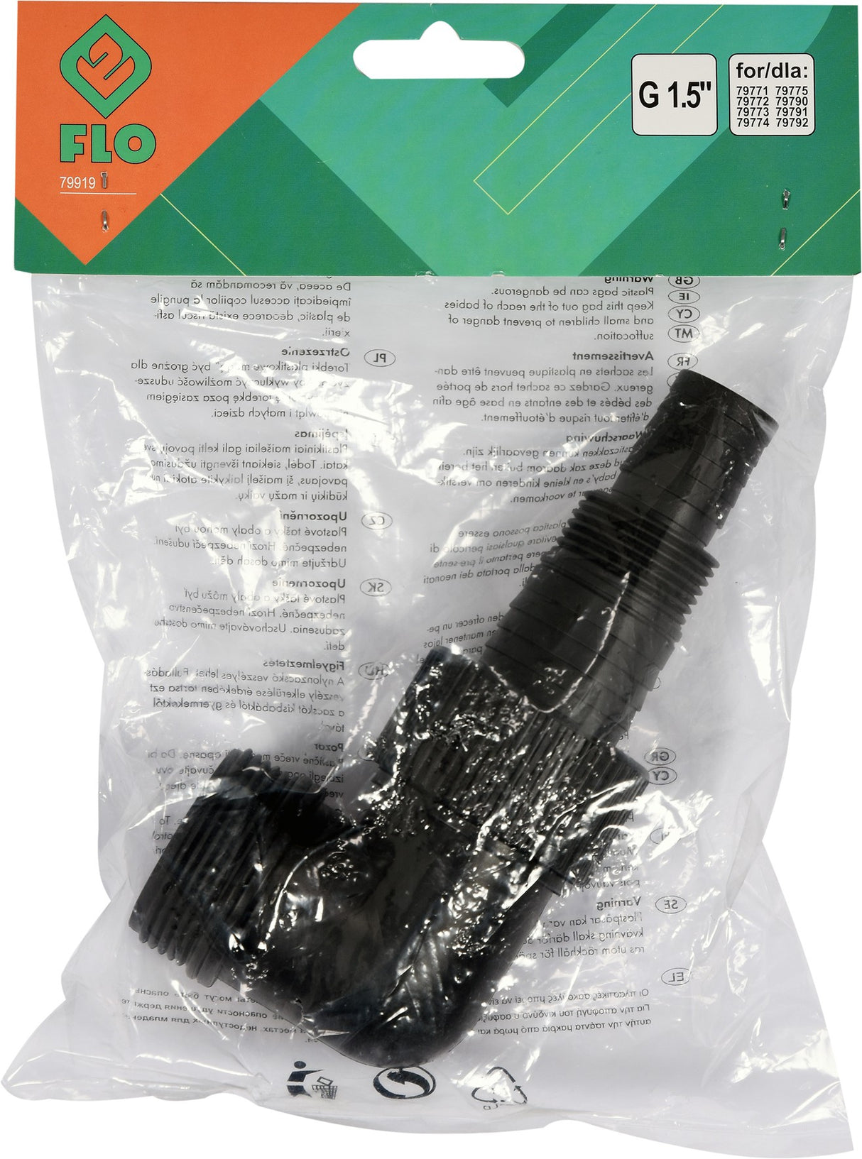 HOSE CONNECTION FOR WATER PUMPS (79919)