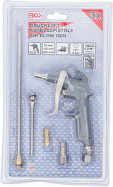 AIR BLOW GUN | ALUMINIUM PRESSURE DIE CASTING | WITH 3 NOZZLES (3215)