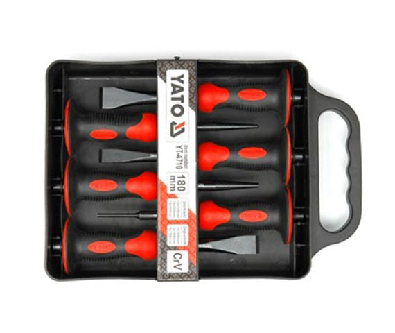 CHISEL AND PUNCH SET 6PCS (YT-4710)