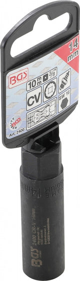 SPARK PLUG SOCKET, HEXAGON | 10 MM (3/8") DRIVE | 14 MM (2400)