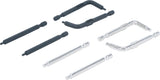 SPARE STEEL TIPS FOR CIRCLIP PLIERS | 4 PAIRS | FOR BGS 8831-1 (8831-2)