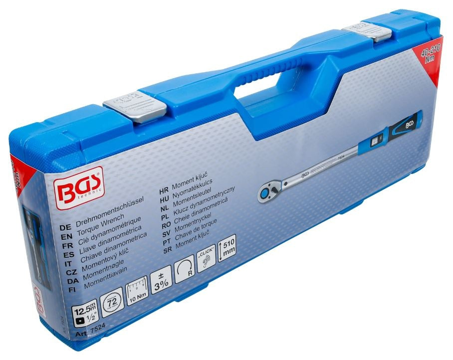 TORQUE WRENCH | 12.5 MM (1/2") | 40 - 210 NM (7524)