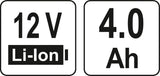 BATTERY 12V LI-ION 4AH (YT-82910)
