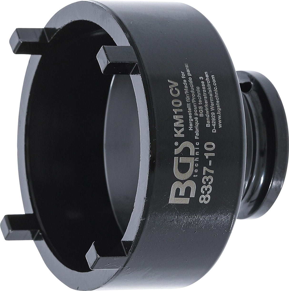 GROOVE NUT SOCKET | EXTERNAL TOOTH | KM10 (8337-10)