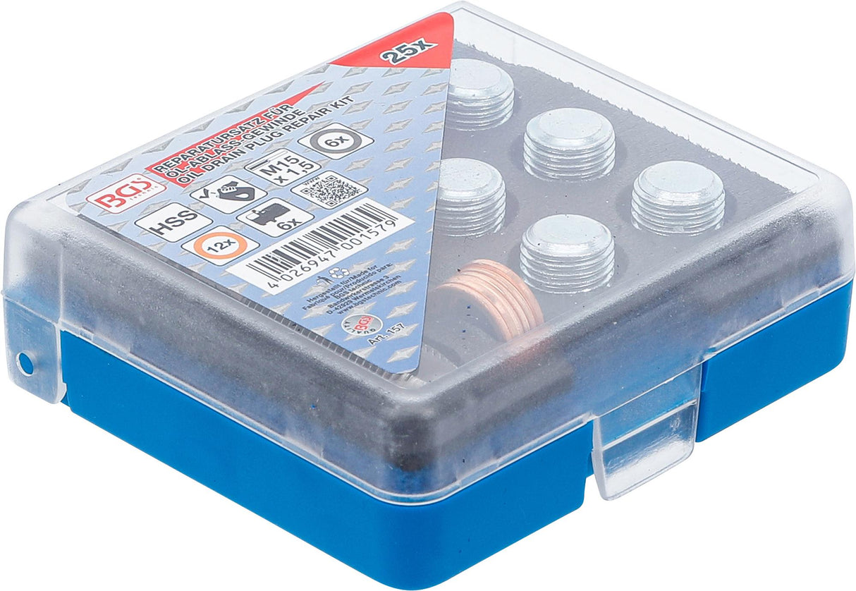 REPAIR KIT FOR OIL DRAIN THREAD | M15 X 1.5 MM (157)