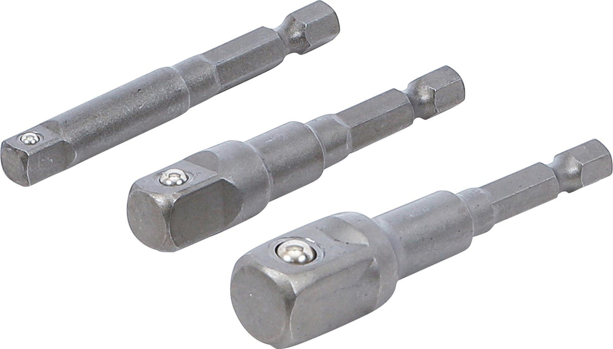 ELECTRIC DRILL ADAPTOR SET | 6.3 MM (1/4") DRIVE | 6.3 MM (1/4") / 10 MM (3/8") / 12.5 MM (1/2") | 3 PCS. (9685)