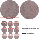 ABRASIVE MESH SANDING DISCS | P80 - P600 | 125 MM | 30 PCS. (MSD30)