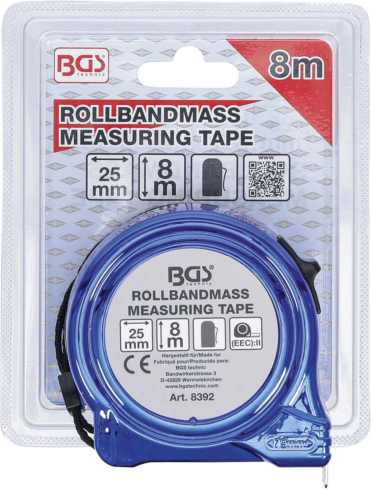 MEASURING TAPE | 25 MM X 8 M (8392)