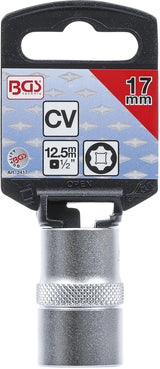 SOCKET, SUPER LOCK | 12.5 MM (1/2") DRIVE | 17 MM (2417)