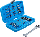 RATCHET COMBINATION WRENCH SET | OPEN | 8 - 17 MM | 9 PCS. (30849)