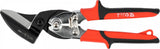 UNIVERSAL SHEET METAL SNIPS | FOR SHORT, STRAIGHT, AND CURVED CUTS | 270 MM (YT-18990)