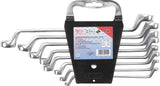 DOUBLE RING SPANNER SET | OFFSET | 6 X 7 - 20 X 22 MM | 8 PCS. (1212)