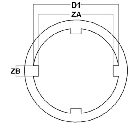 SOCKET WITH INTERNAL TEETH | 20.0 MM | KM0 (8266-1)