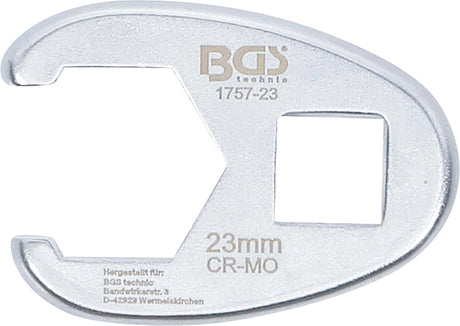 CROWFOOT SPANNER | 12.5 MM (1/2") DRIVE | 23 MM (1757-23)