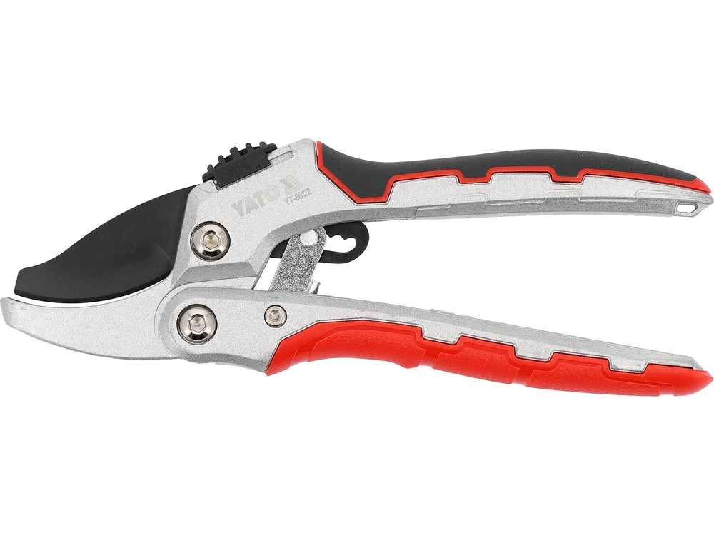 RATCHET SECATEURS FOR DRY BRANCHES WITH LOCK | 190 MM (YT-88122)