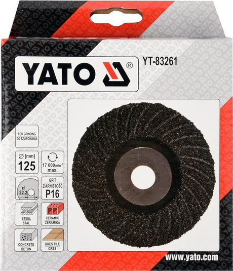 GRINDING DISC UNIVERSAL M14 125MM P16 (YT-83261)
