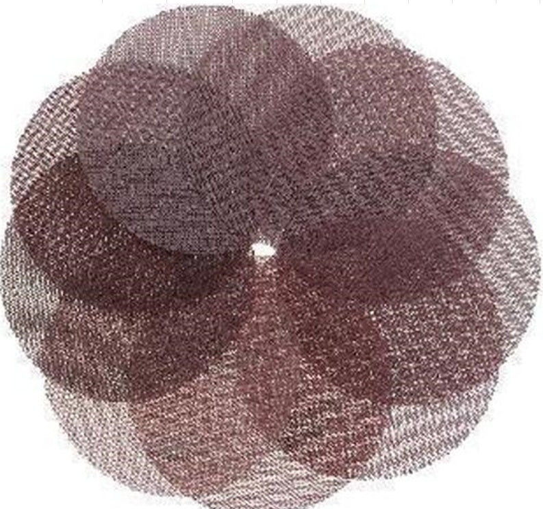 ABRASIVE MESH SANDING DISCS | P80 - P600 | 125 MM | 30 PCS. (MSD30)