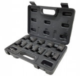 IMPACT SOCKET SET, HEX | 12.5 MM (1/2") | 10 - 24 MM | 13 PCS. (SK12014)