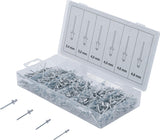 BLIND RIVETS ASSORTMENT | ALUMINIUM | Ø 2.4 - 4.8 MM | 400 PCS. (8058)
