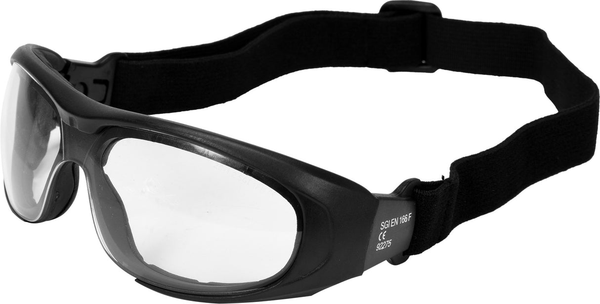 GOGGLES COLORLESS WITH STRAP (YT-73766)