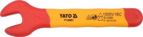 INSULATED OPEN END WRENCH 7MM VDE (YT-20951)