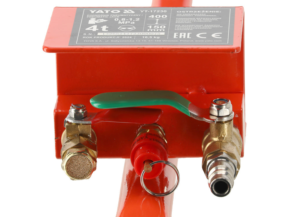 LONG HANDLE PNEUMATIC JACK 4 T (YT-17230)