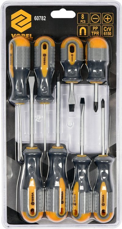 SCREWDRIVER SET 8PCS (60782)