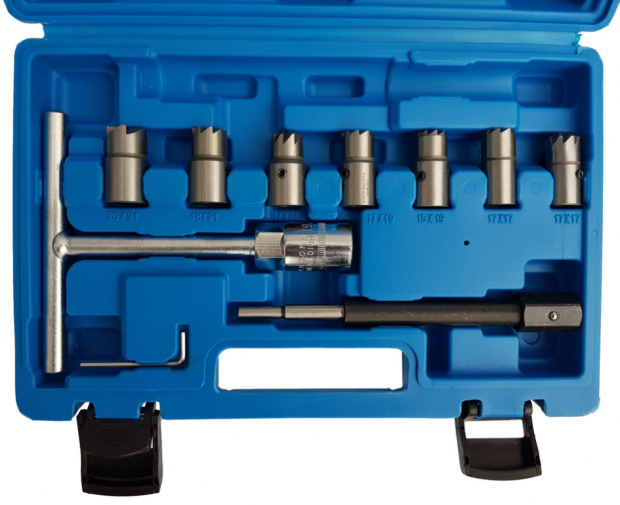 DIESEL INJECTOR SEAT CLEANING SET | 9 PCS. (SK8050)