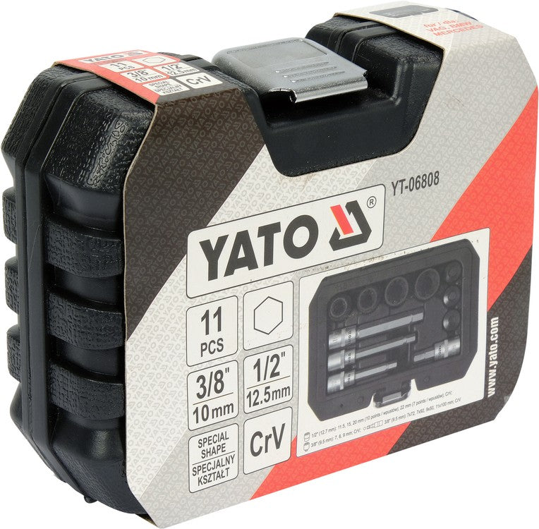 BRAKE CALIPER SOCKET AND BIT SET (YT-06808)