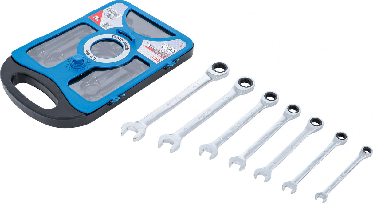 RATCHET COMBINATION WRENCH SET | 8 - 19 MM | 7 PCS. (1596)