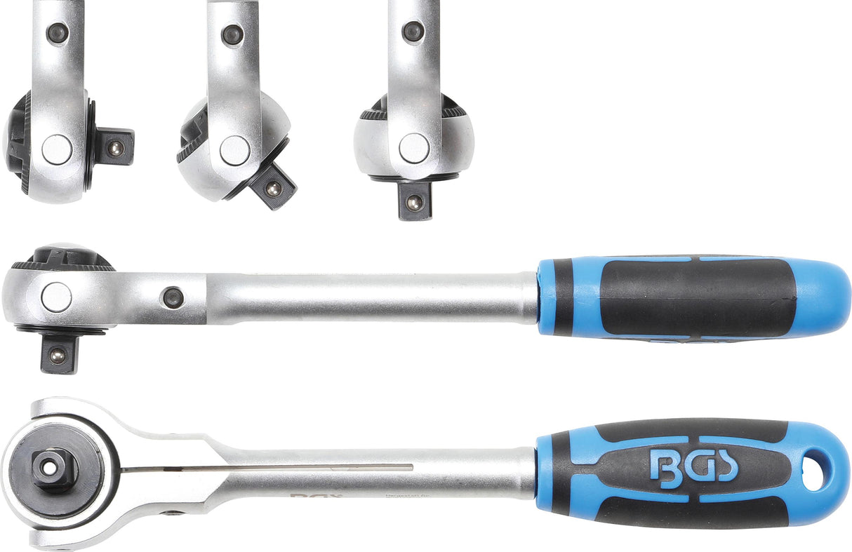 REVERSIBLE RATCHET WITH BALL HEAD | 10 MM (3/8") (113)