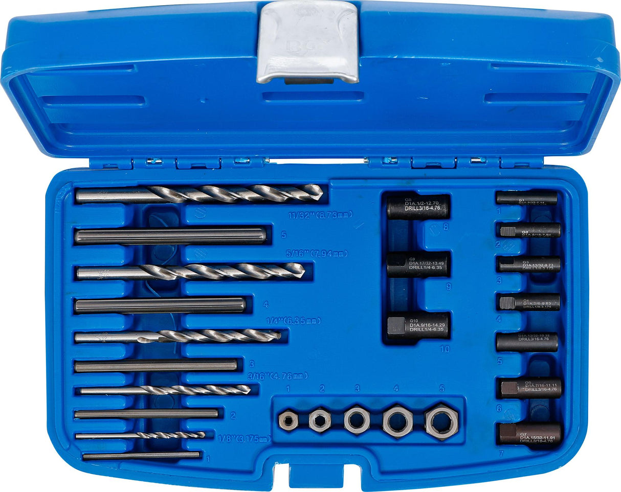 HSS SCREW EXTRACTOR SET | 25 PCS. (8462)