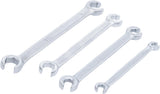 DOUBLE RING SPANNER SET, OPEN TYPE | INCH SIZES | 4 PCS. (1782)