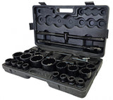 IMPACT SOCKET SET | CR-MO | 12-POINT | 25 MM (1") | 20 MM (3/4") | 26 PCS. (H4221226)