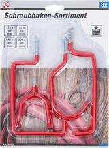 WALL AND CEILING SCREW HOOK ASSORTMENT | 8 PCS. (88308)