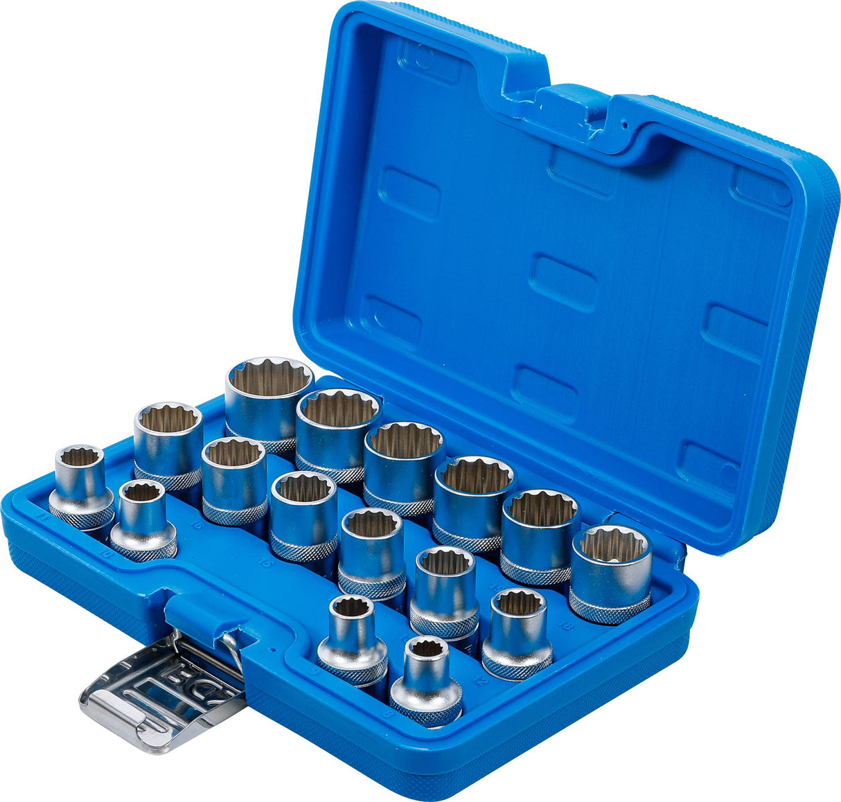 SOCKET SET, 12-POINT | 12.5 MM (1/2") DRIVE | 8 - 24 MM | 16 PCS. (2226)