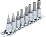 BIT SOCKET SET | 6.3 MM (1/4") DRIVE | INTERNAL HEXAGON TAMPERPROOF 2 - 7 MM | 8 PCS. (5156)