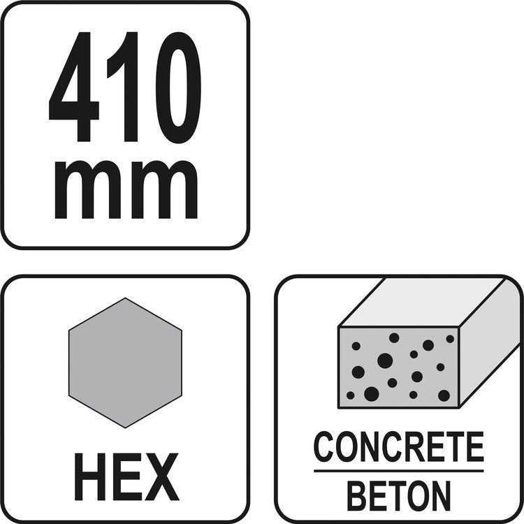 HEX SELF SHARPENING CHISEL (YT-47380)